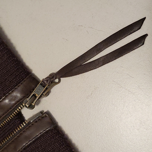 ๐ฏAuth Mackage Brown Soft Genuine Leather Jacket Size S - Picture 8 of 10